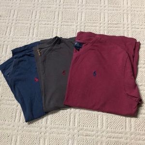 Polo Ralph Lauren v-neck t-shirt bundle